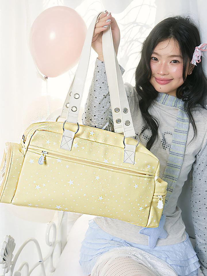 Boston Ita Bag with Clear Display Pockets