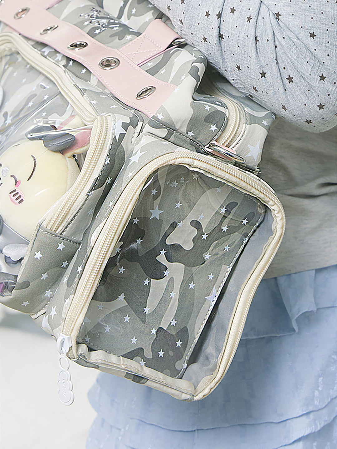Boston Ita Bag with Clear Display Pockets