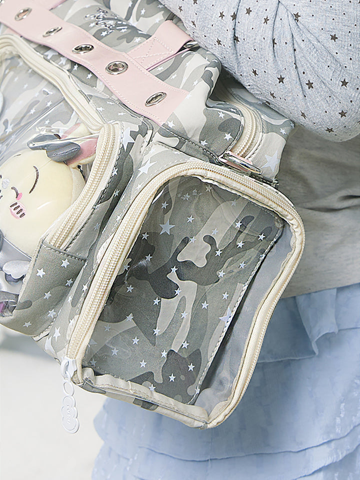 Boston Ita Bag with Clear Display Pockets
