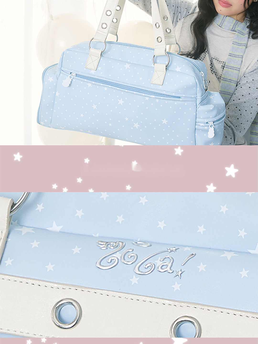 Boston Ita Bag with Clear Display Pockets