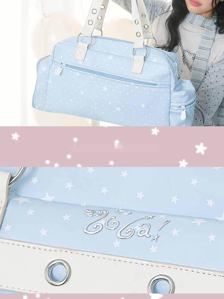 Boston Ita Bag with Clear Display Pockets