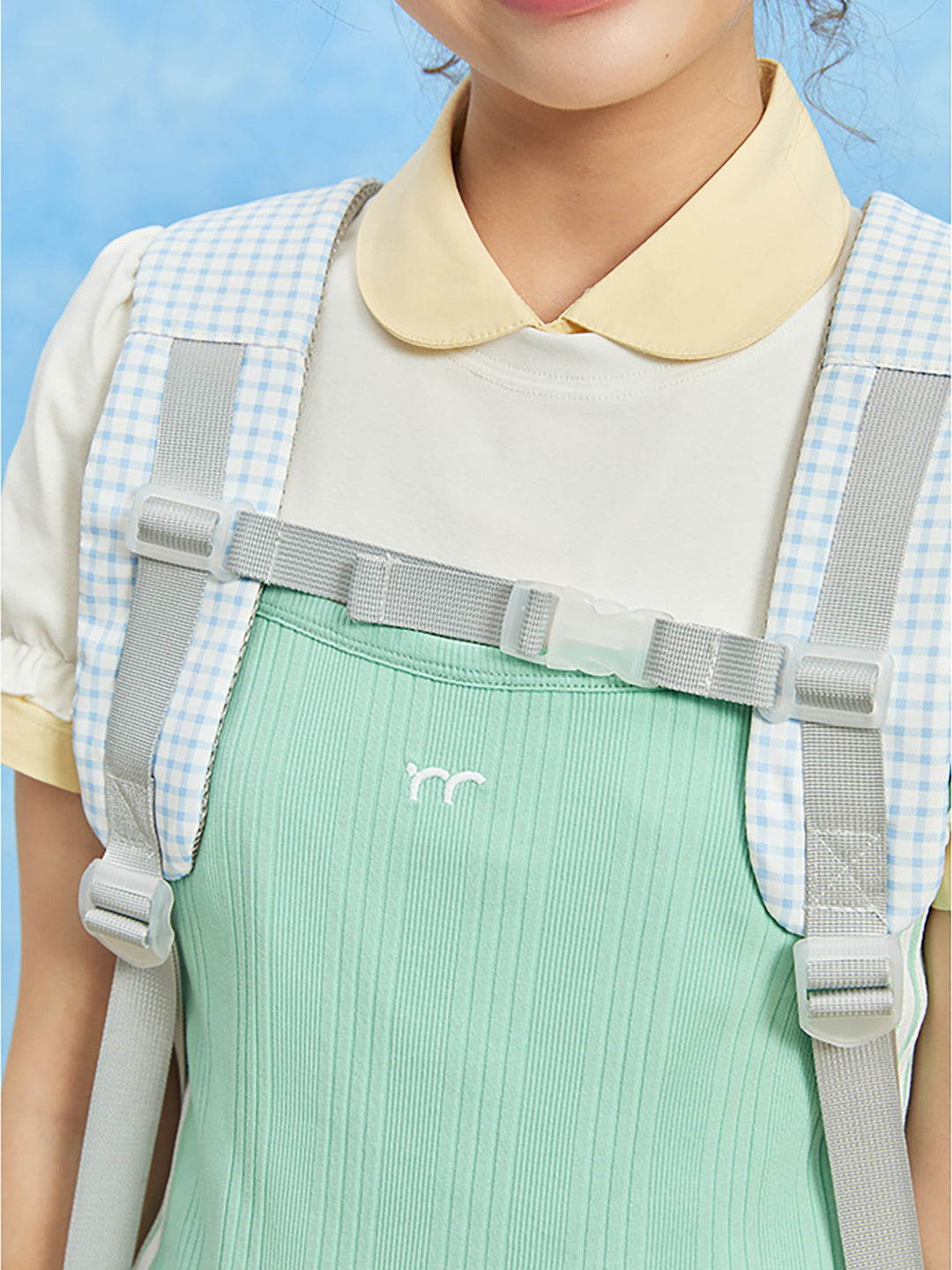 Polka Dot Backpack with Bow Drawstring Front Pocket