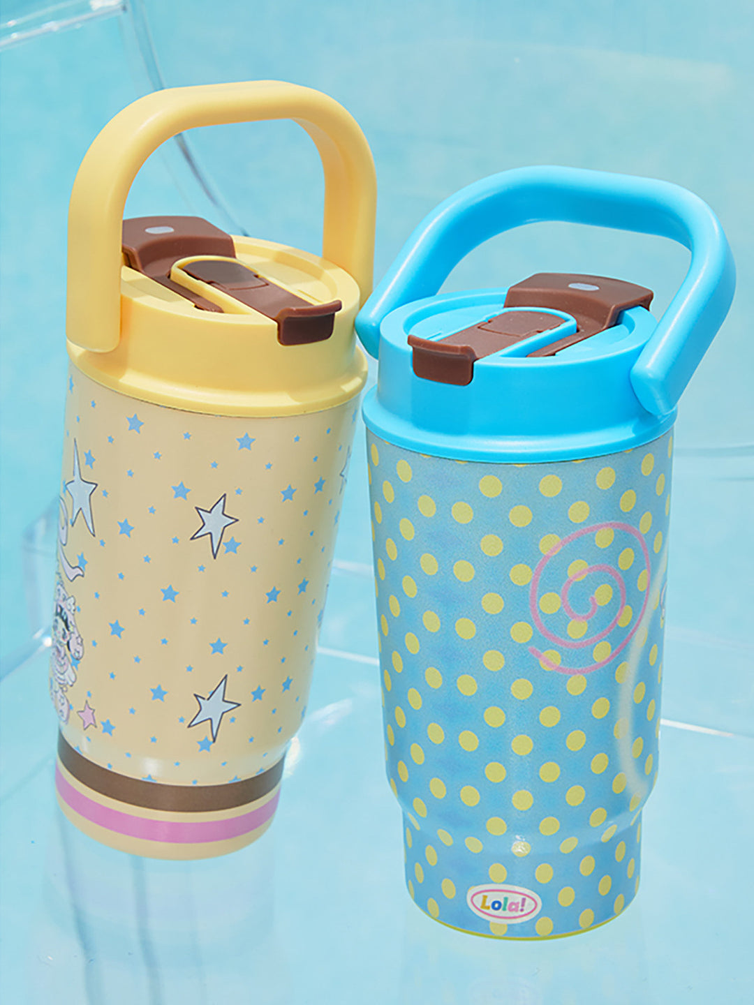 Printed Stainless Steel Tumbler with Carry Handle