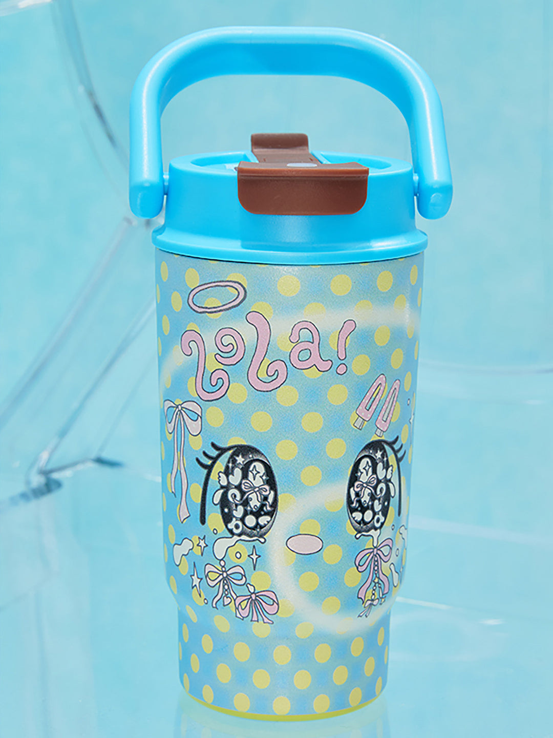 Printed Stainless Steel Tumbler with Carry Handle