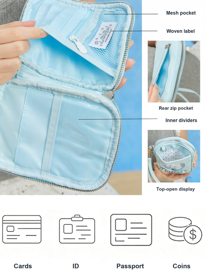 Heart Window Wristlet Card Organizer