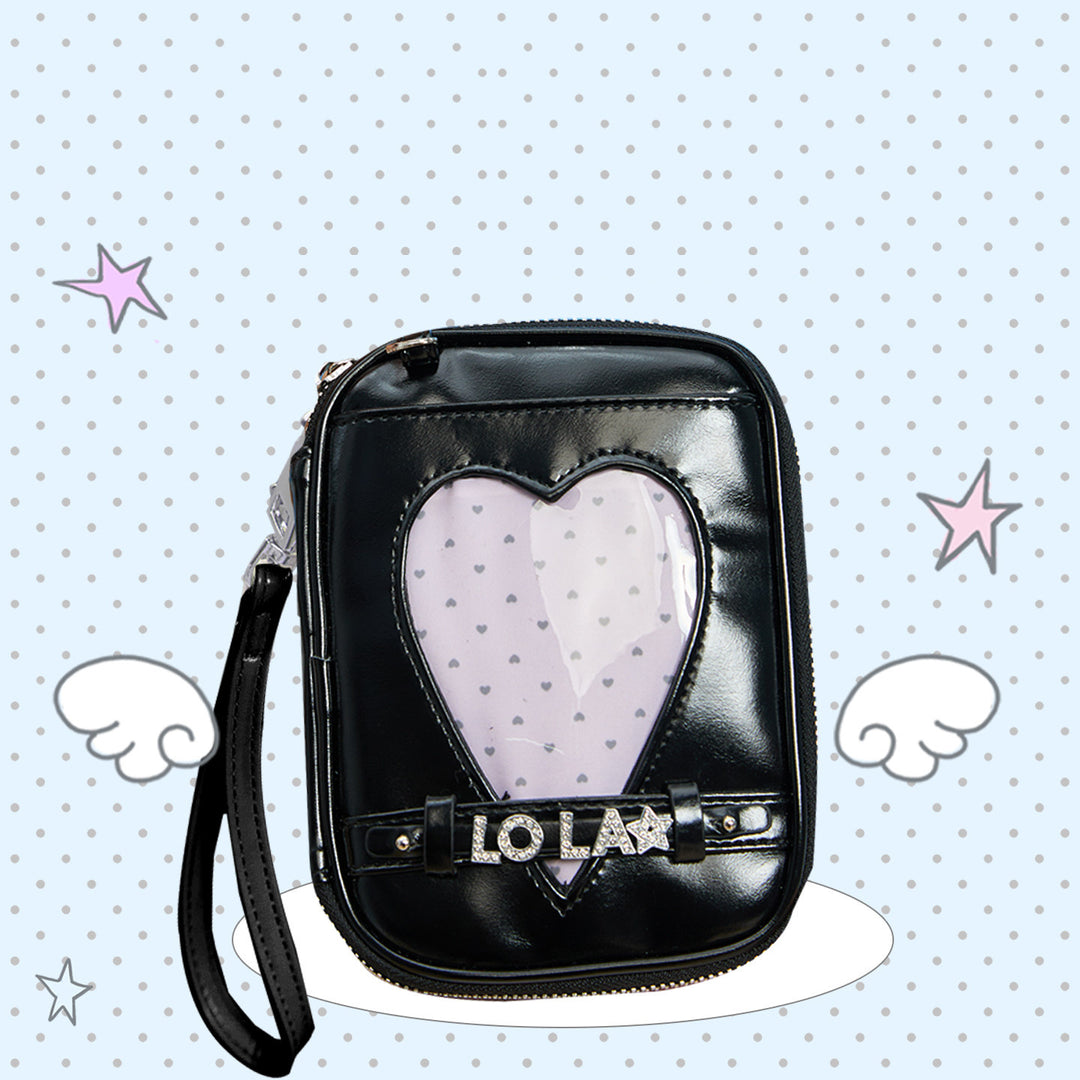 Heart Window Wristlet Card Organizer