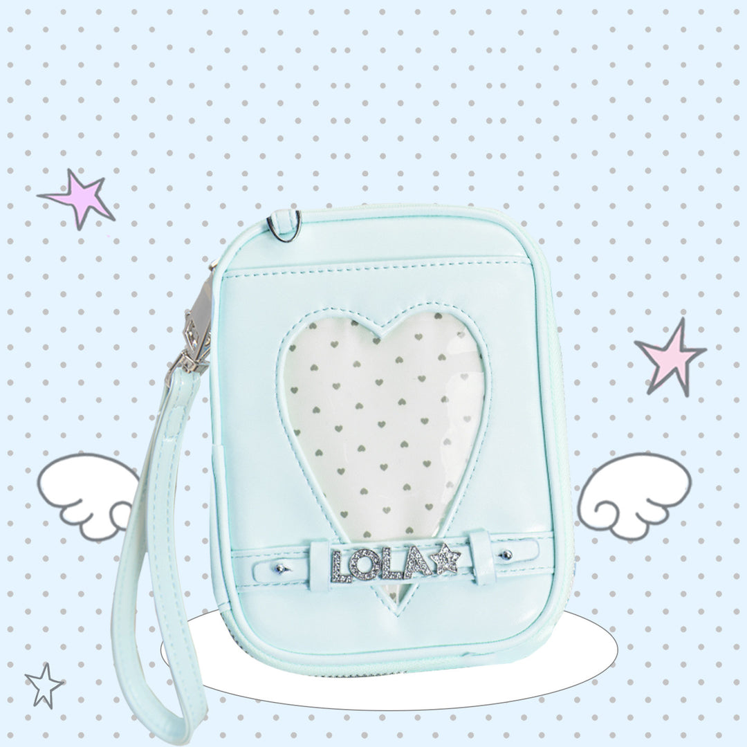 Heart Window Wristlet Card Organizer
