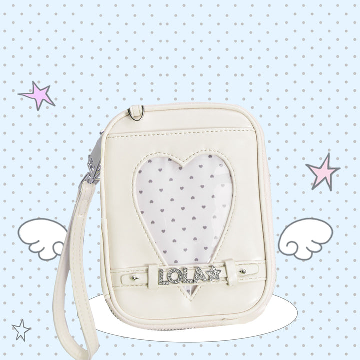 Heart Window Wristlet Card Organizer