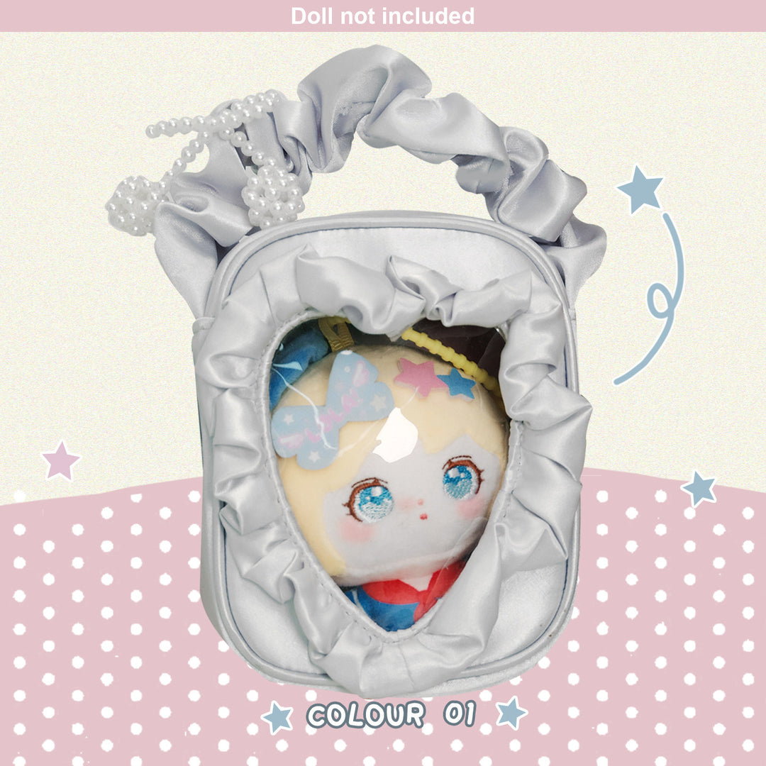 Ruffle Heart Window Mini Ita Bag