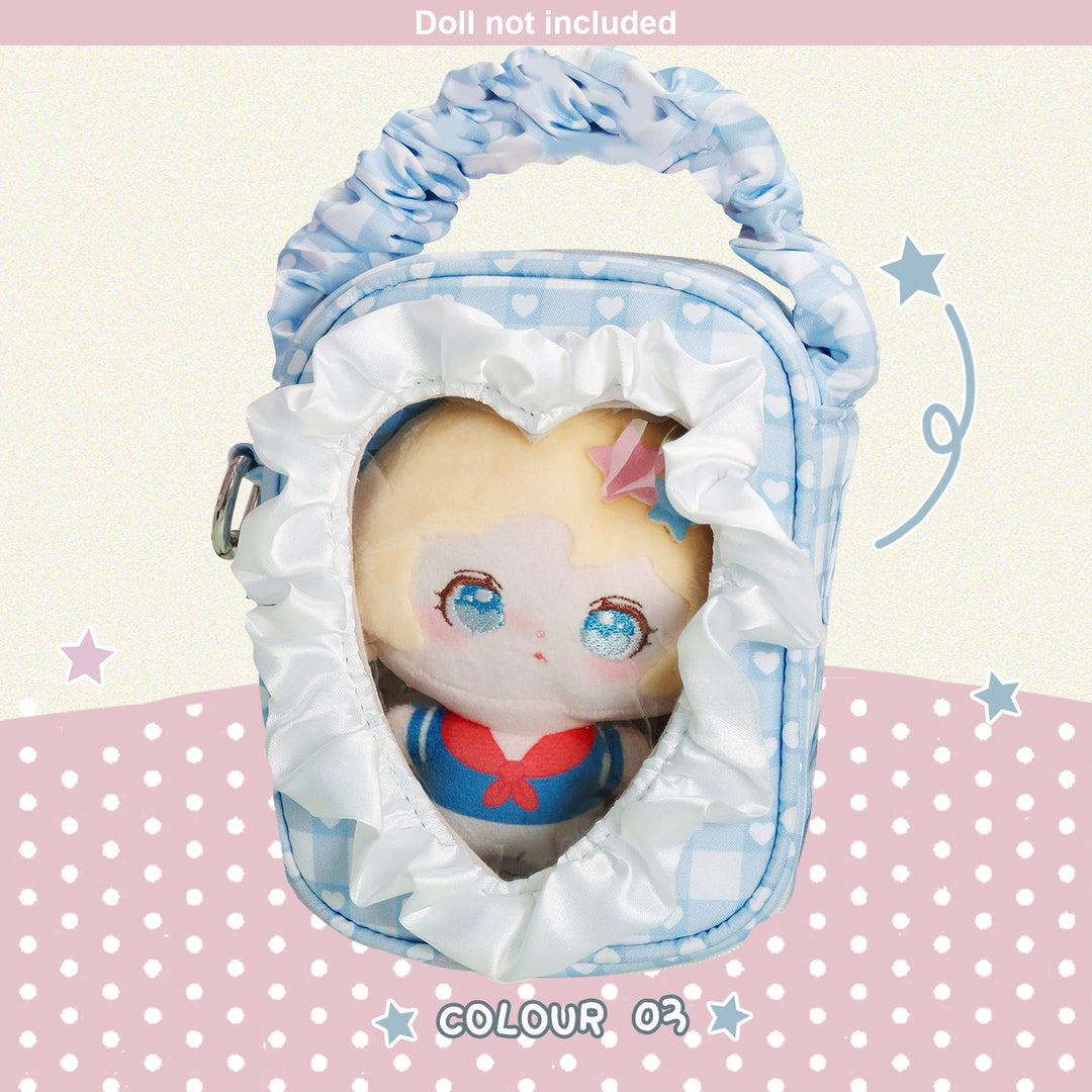 Ruffle Heart Window Mini Ita Bag