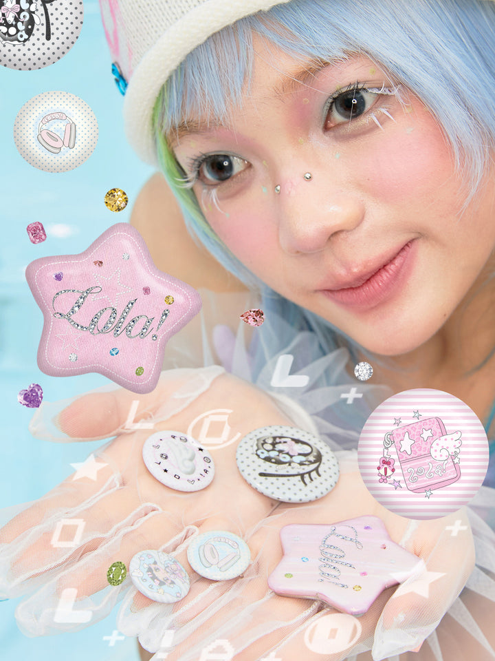 Pastel Graphic Pin Badge