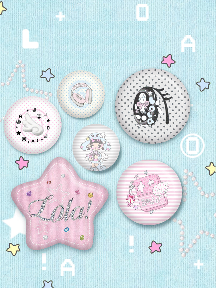 Pastel Graphic Pin Badge
