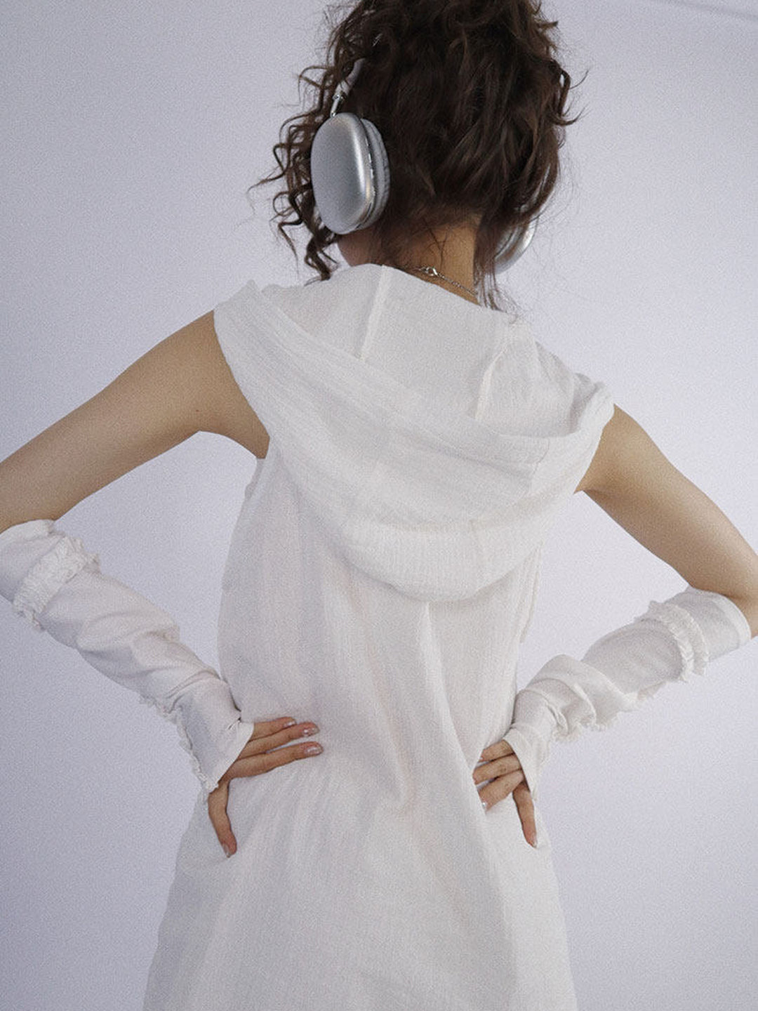 Post-Apocalyptic Lace-Up Hooded Vest