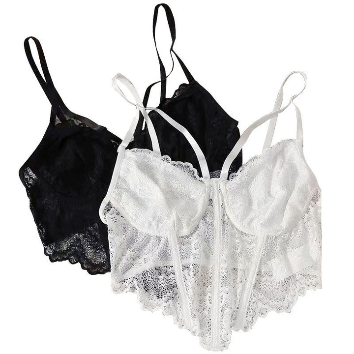 Strappy Lace Corset Cami Top