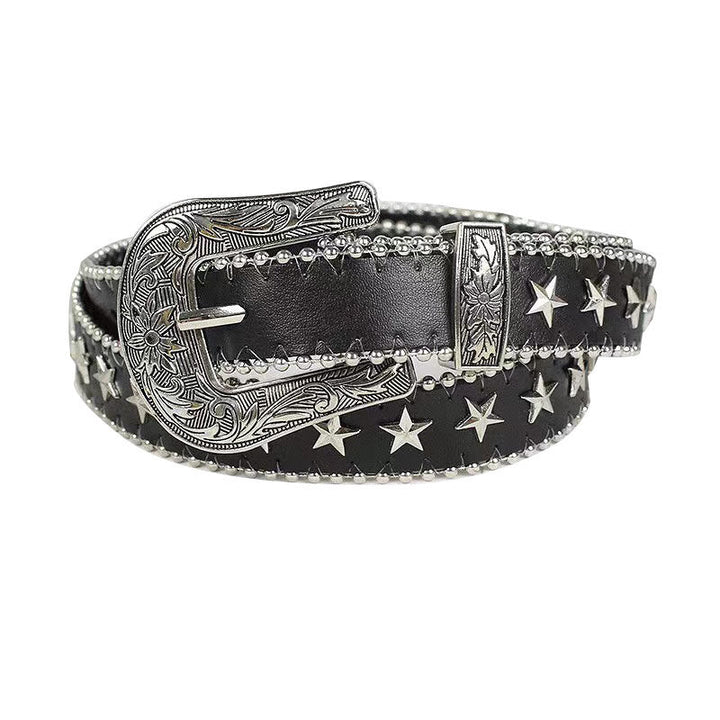 Punk Star Stud Belt