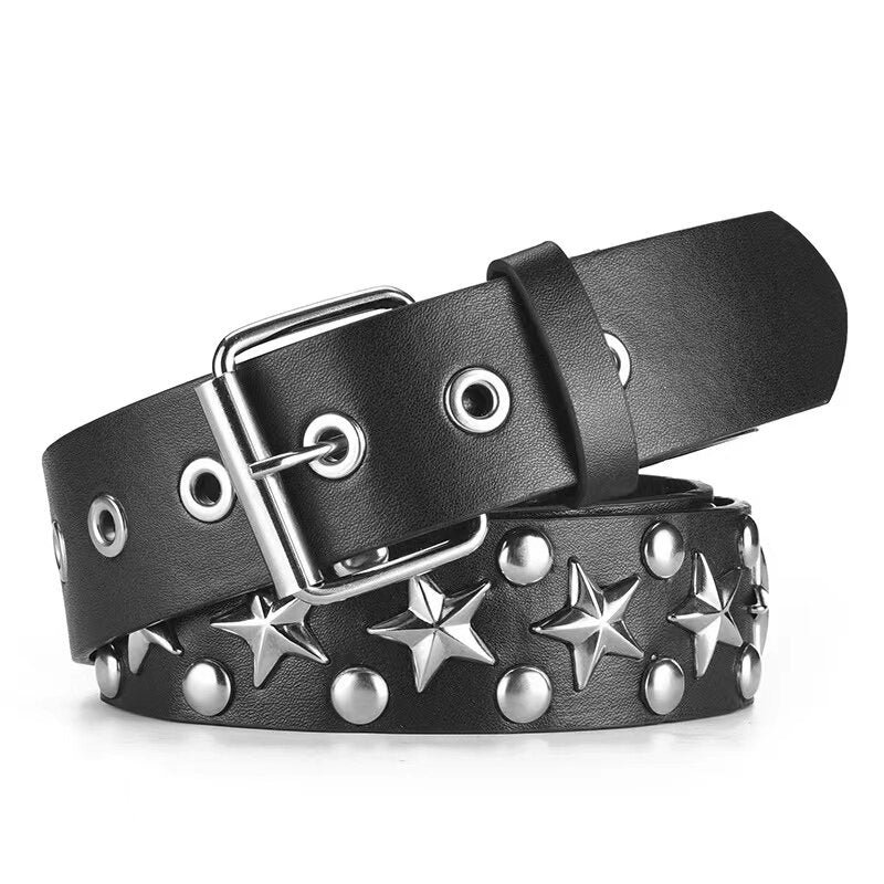 Punk Star Stud Belt