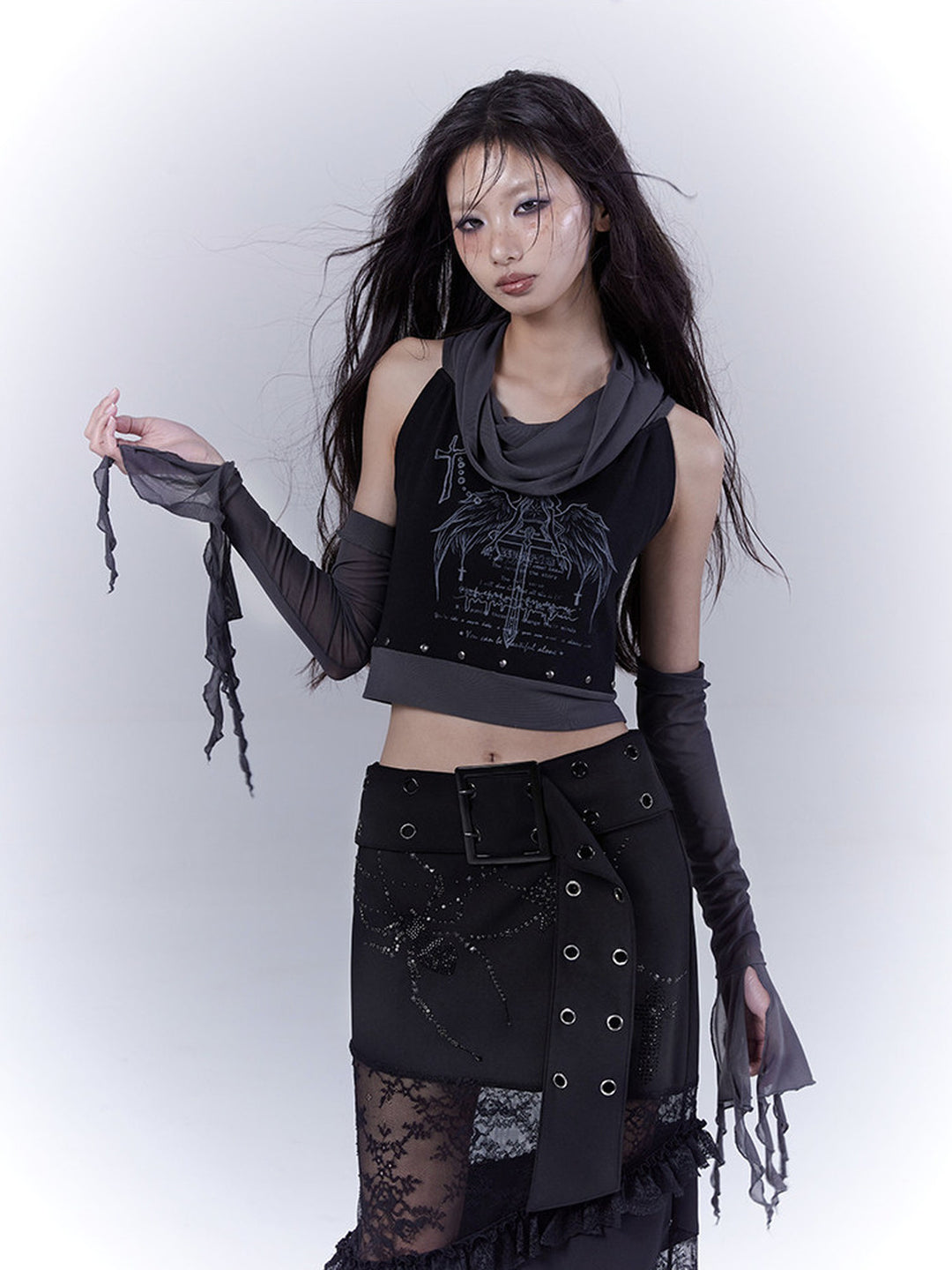 Gothic Angel Graphic Tank Top