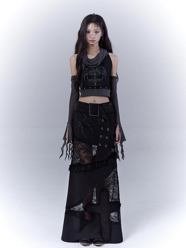 Gothic Angel Graphic Tank Top