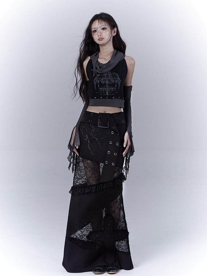 Gothic Angel Graphic Tank Top