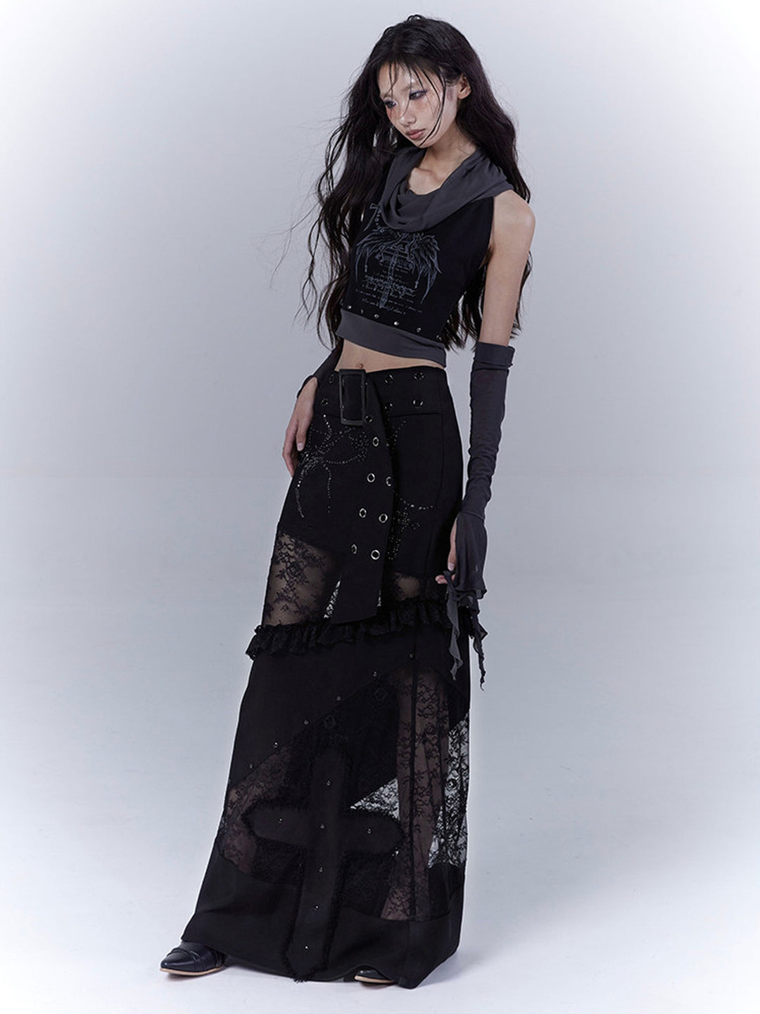 Gothic Angel Graphic Tank Top