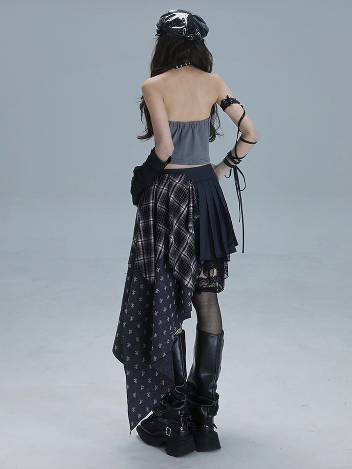 Y2K Cassette Graphic Tube Top