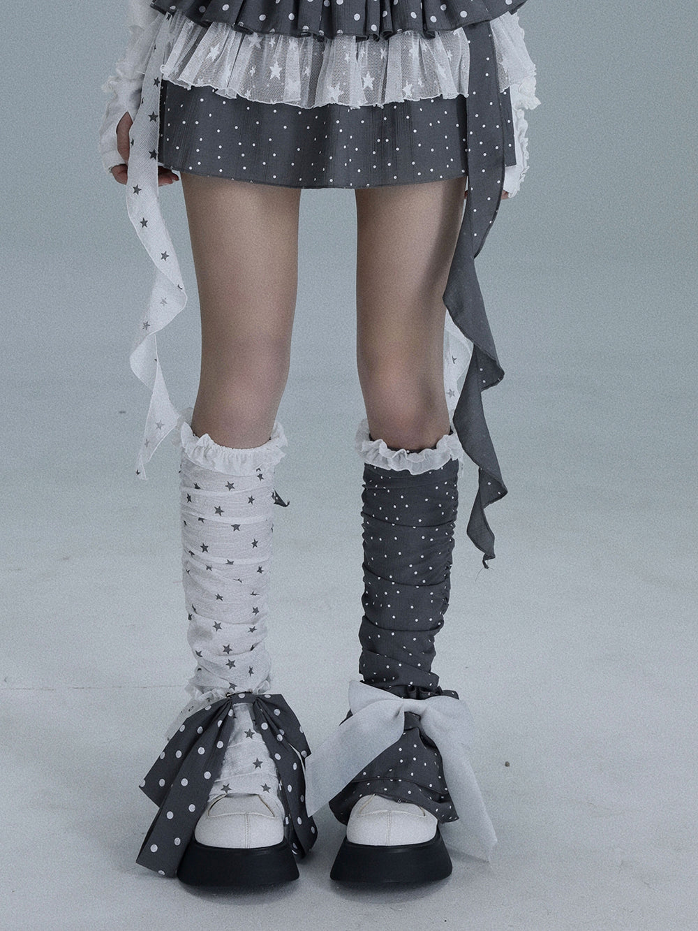 Y2K Bow Leg Warmers