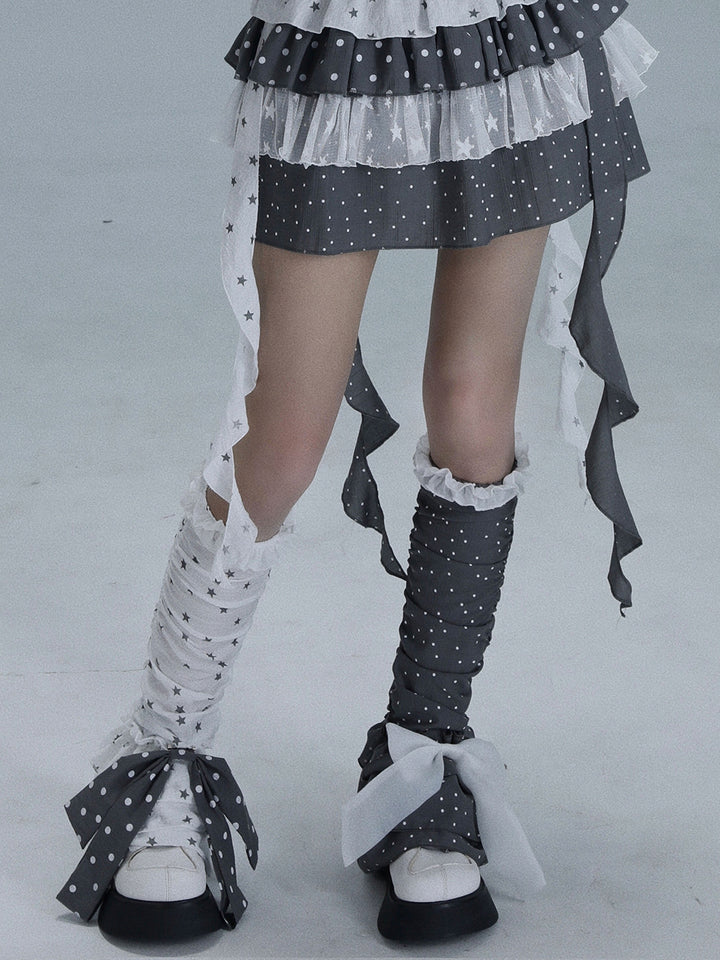 Y2K Bow Leg Warmers