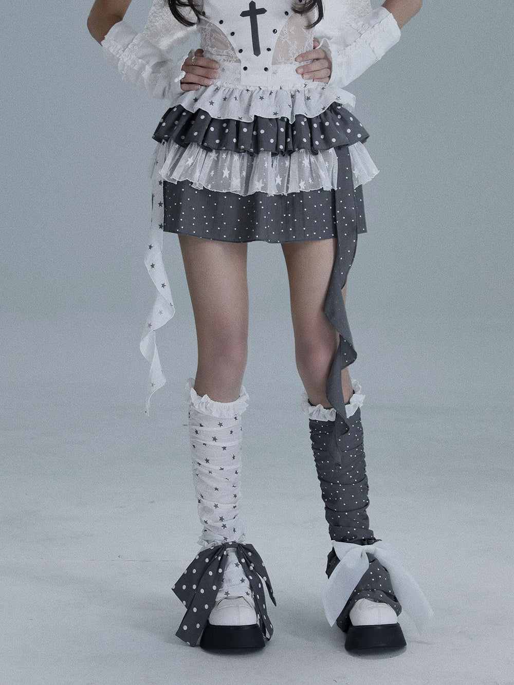 Y2K Bow Leg Warmers