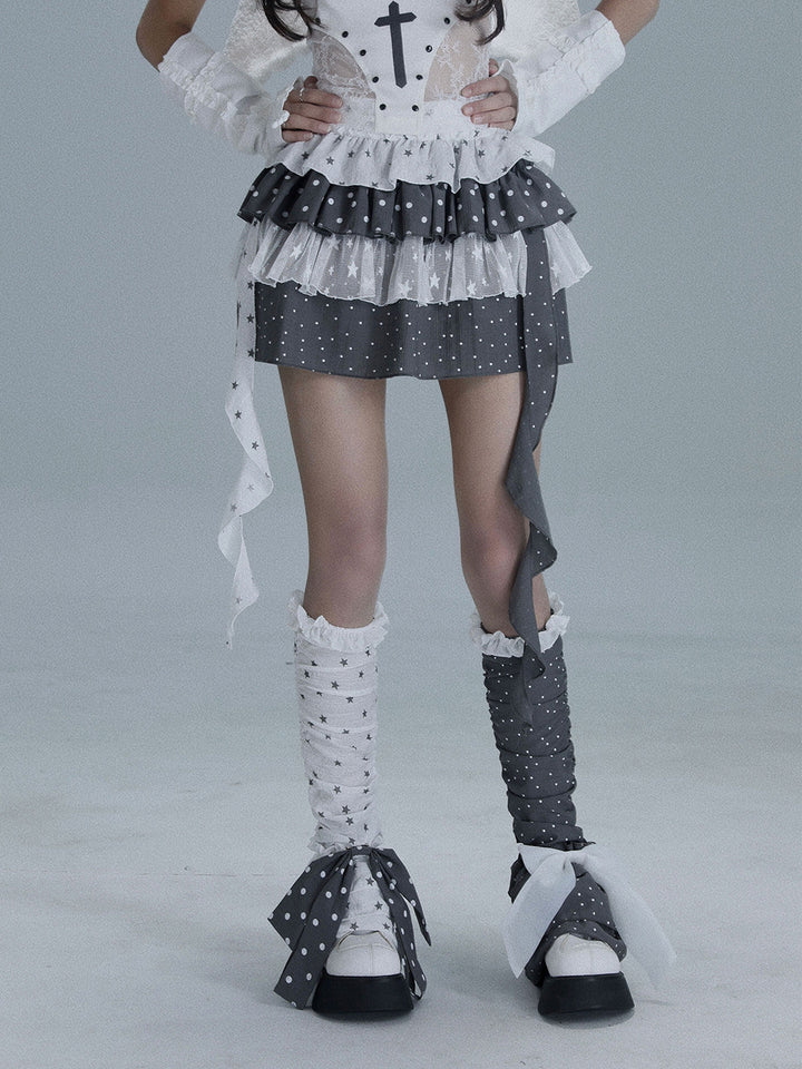 Y2K Bow Leg Warmers