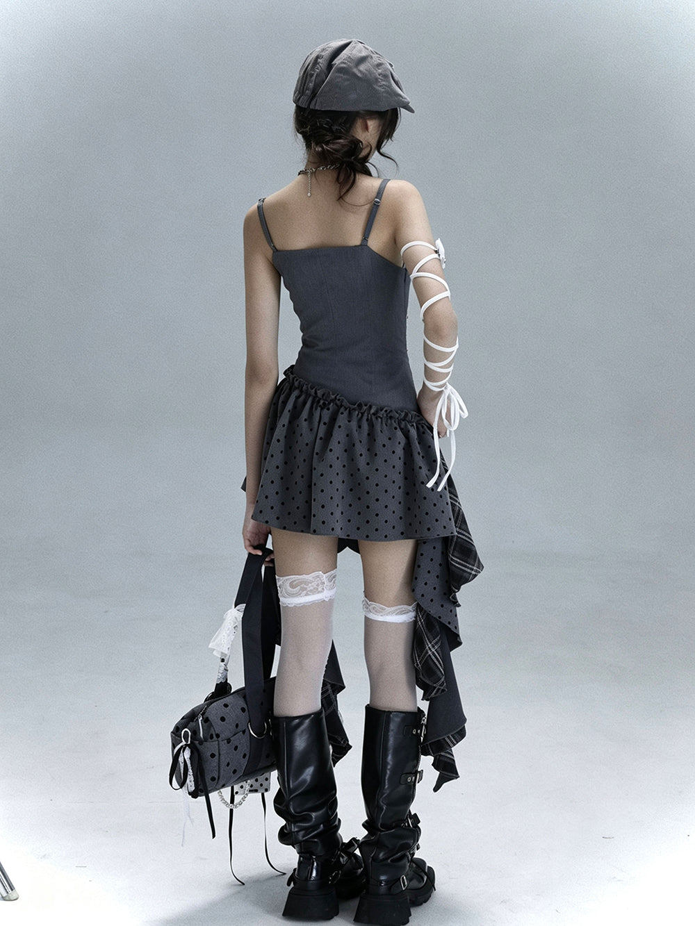 Y2K Butterfly Patchwork Dress