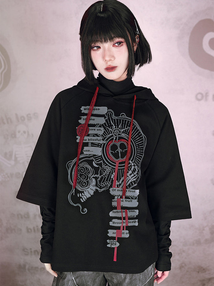 Gothic Forbidden Fruit Graphic Hoodie