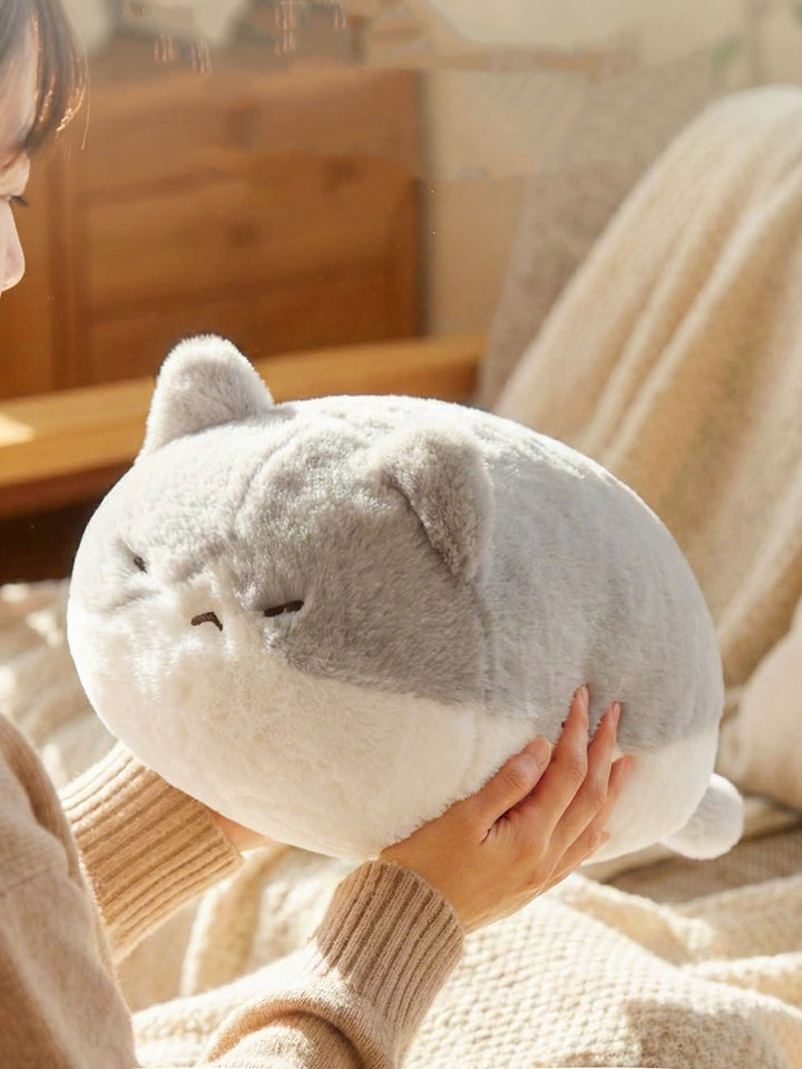 Sleepy Cat Plush Pillow