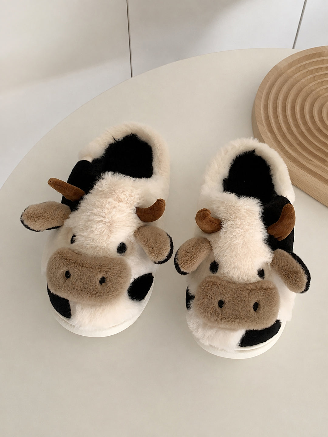 Cartoon Cow Cotton Slippers