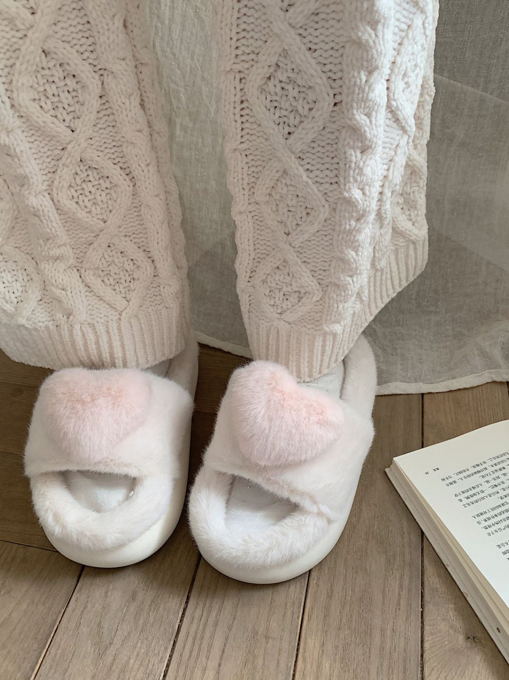 Heart Slippers