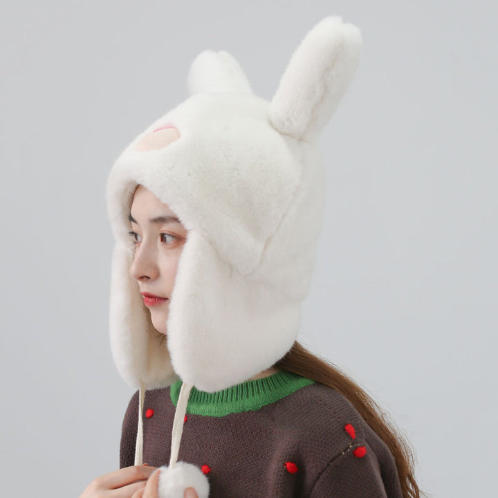 Lovely Bunny Ear Plush Hat