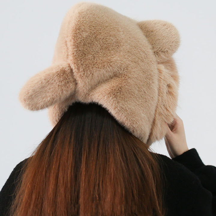 Cute Bear Ears Plush Hat