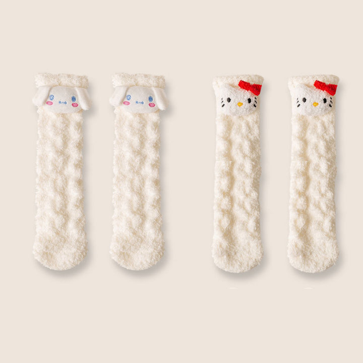 Cute Cartoon Autumn/Winter Socks 2 Pairs/set