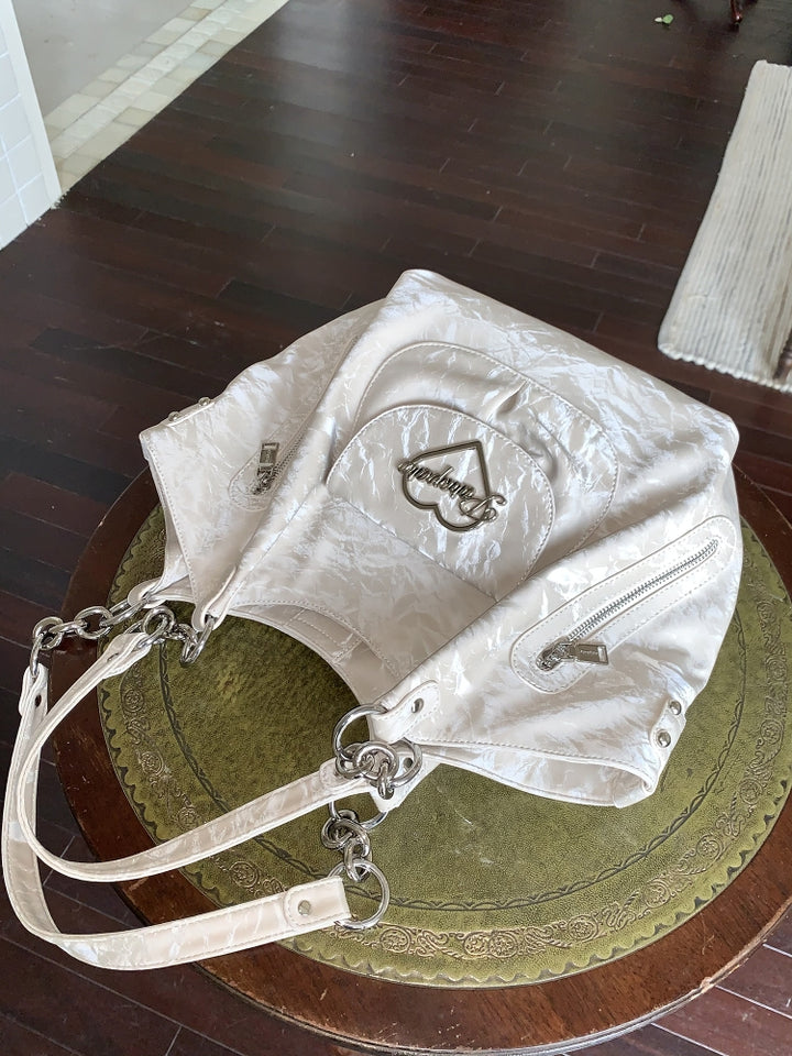 French-Style Velvet Large Capacity Tote Bag