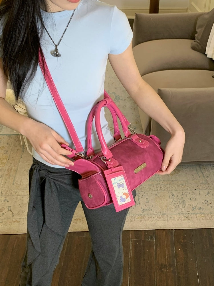 Y2K Retro Sweet Girl Handbag with Cute Charms