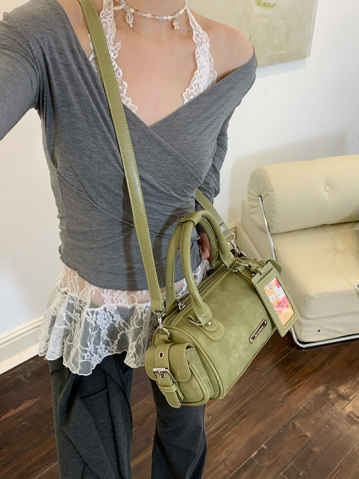 Y2K Retro Sweet Girl Handbag with Cute Charms