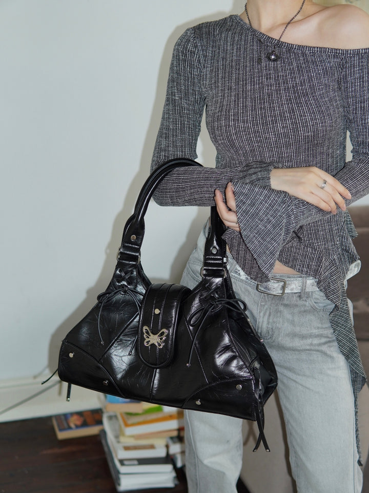 American Style Large Capacity Butterfly Shoulder Bag