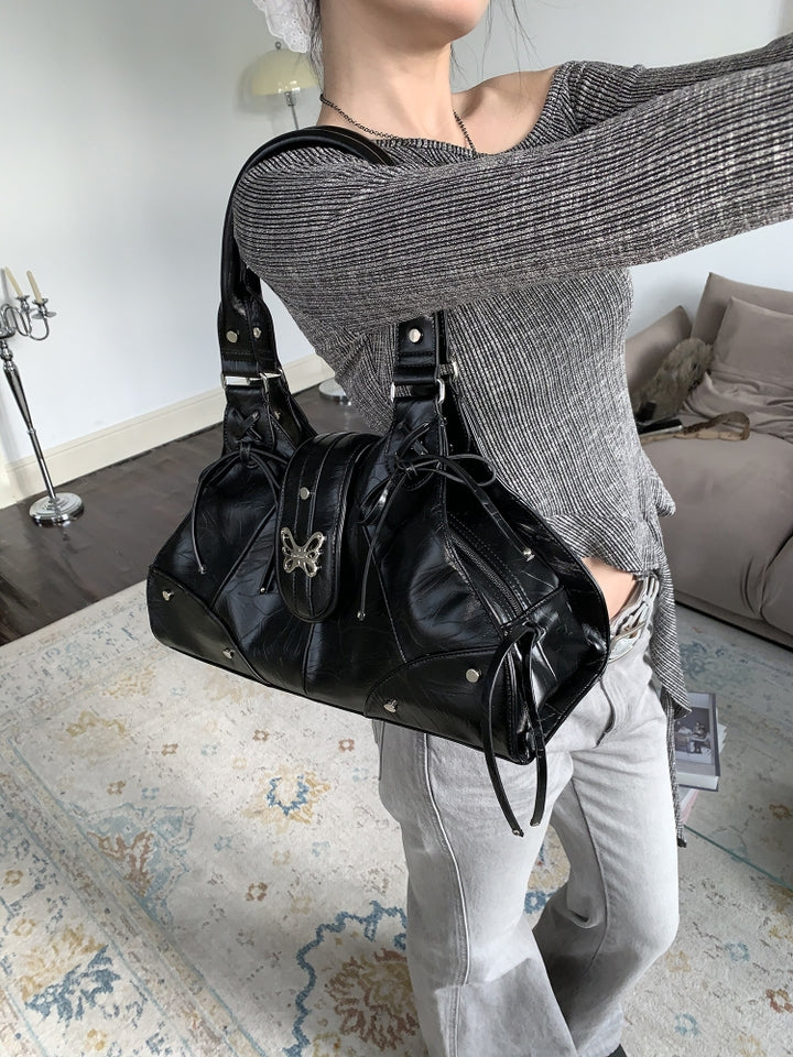 American Style Large Capacity Butterfly Shoulder Bag