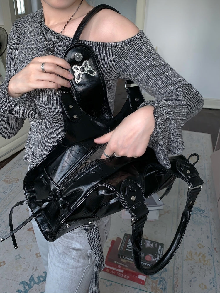 American Style Large Capacity Butterfly Shoulder Bag