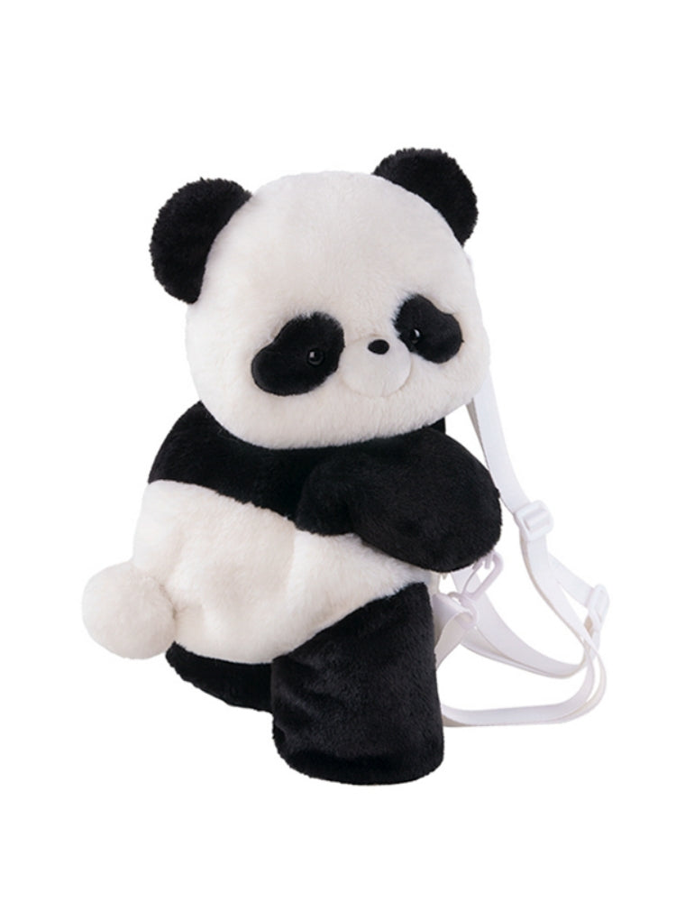 Cute Plush Panda Crossbody Bag/Backpack