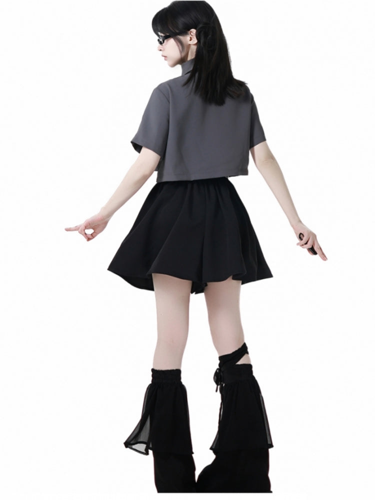 Chinese Street Style Shirt / Skirt / Shorts / Corset Belt