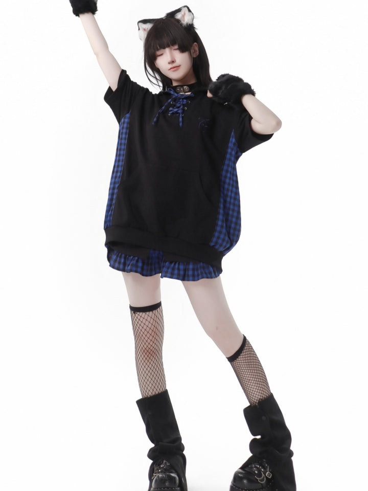 Gothic Harajuku Streetwear Graphic Hoodie/Skirt
