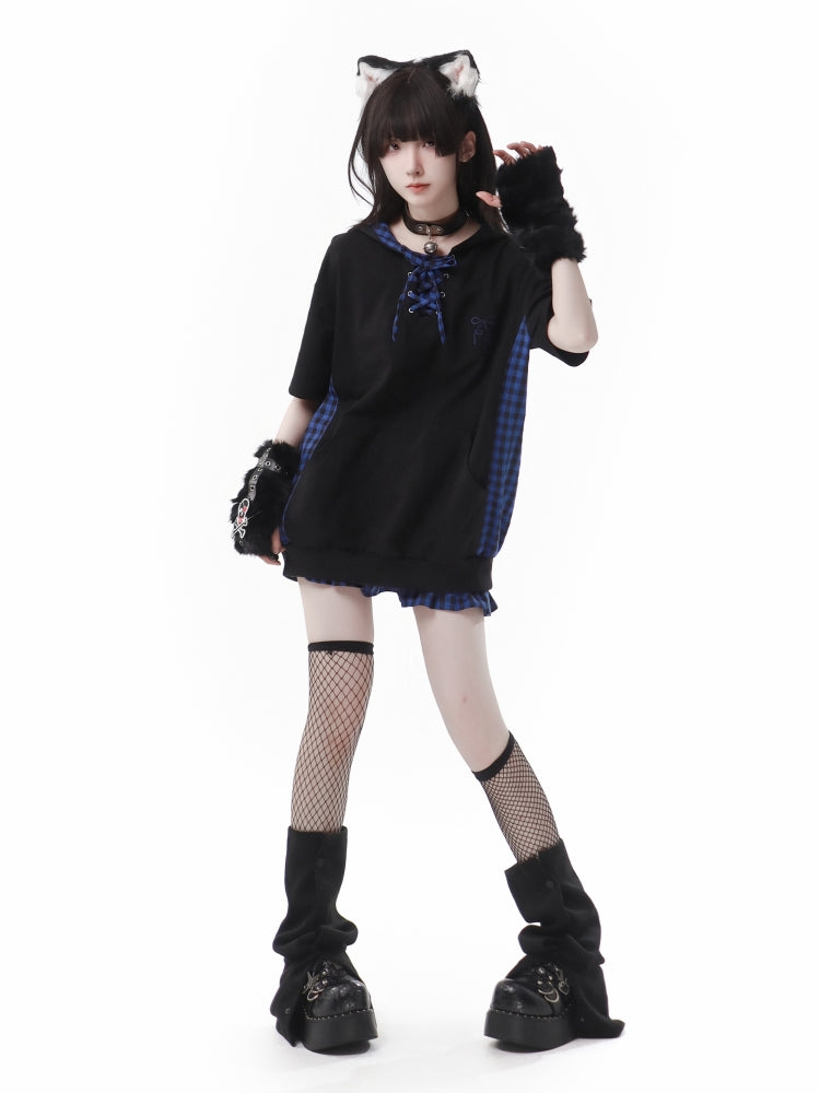 Gothic Harajuku Streetwear Graphic Hoodie/Skirt