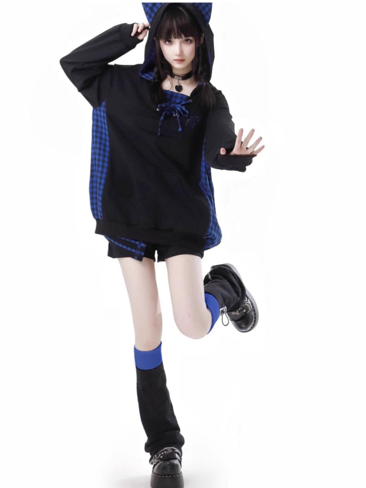 Gothic Harajuku Hoodie / Shorts / Skirt / Leg Warmers