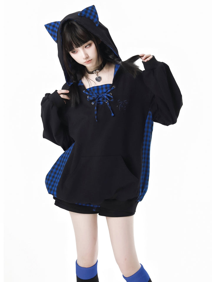 Gothic Harajuku Hoodie / Shorts / Skirt / Leg Warmers