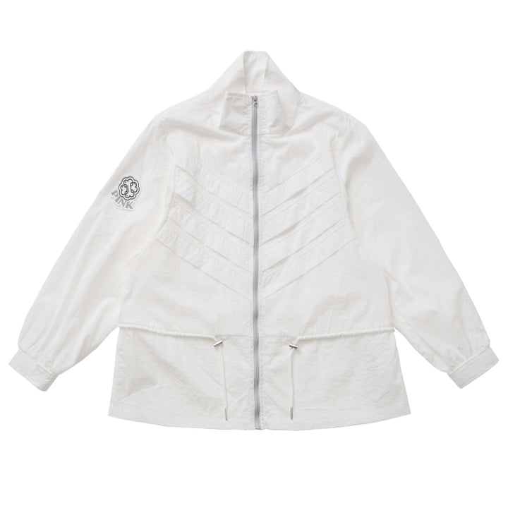 White Techwear Tank Set with Optional Jacket / Shorts / Futuristic Wide Leg Pants